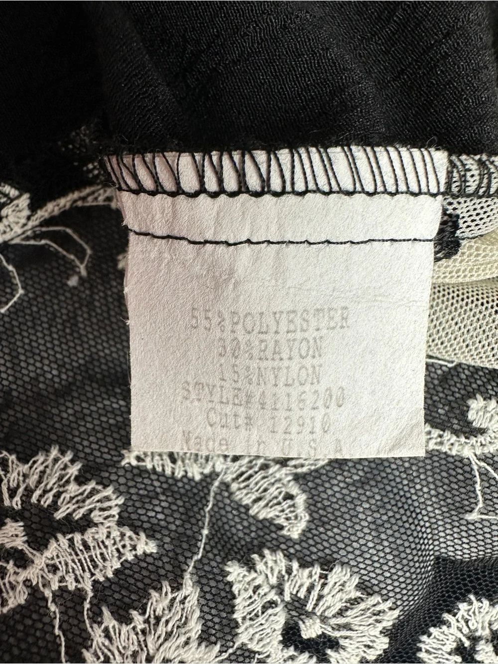 Vintage Spencer Alexis Patchwork Lace Kimono - Picture 6 of 9